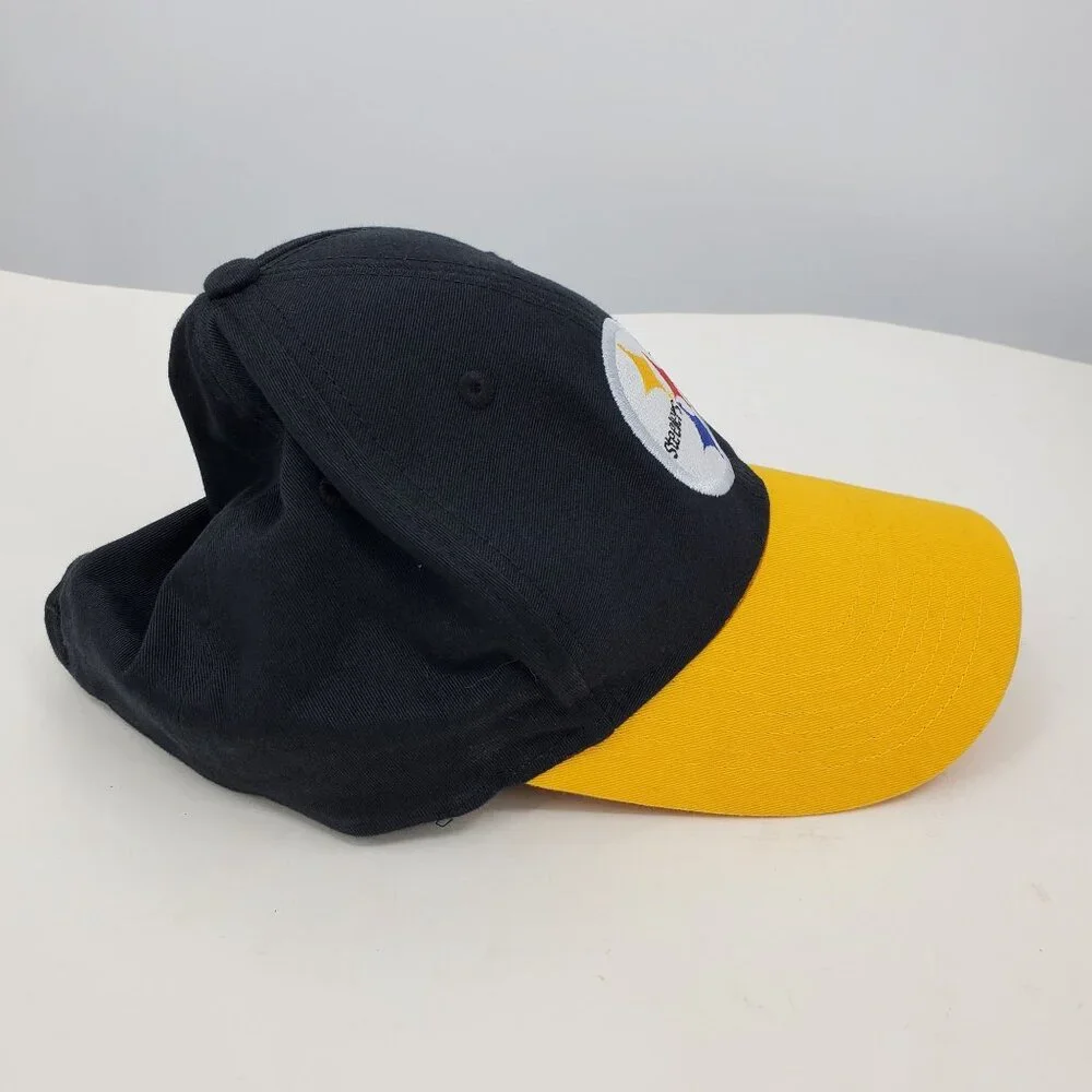 Reebok NFL Pittsburgh Steelers Black and Yellow Baseball‎ Cap Hat